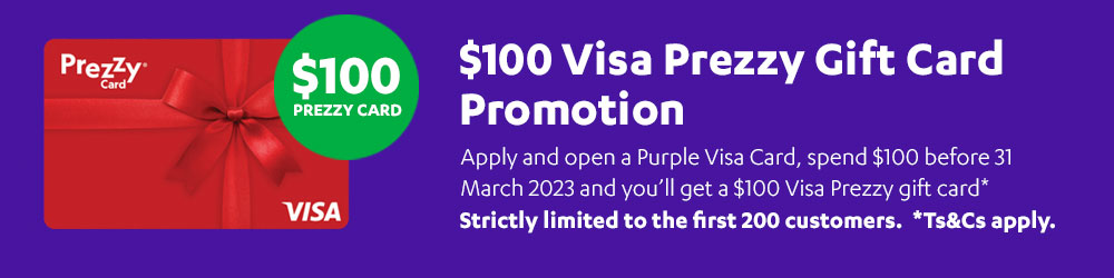 Prezzy Card $100 promotion