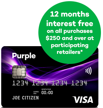 Purple Visa Card