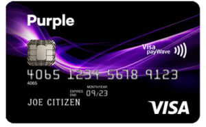 Purple Visa Card Image