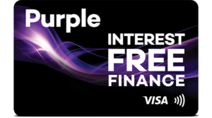 Purple Visa Card PNG