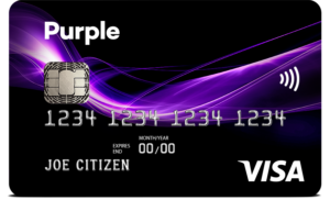 Purple Visa Card Logo