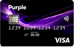 Purple Visa Card Image